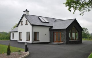 ThermoSilicone Insulated Render finished on a modern UK home exterior